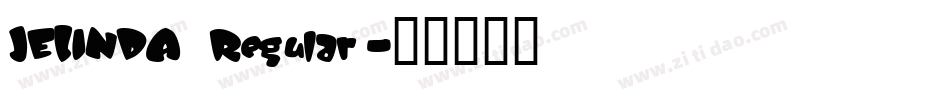 JELINDA Regular字体转换